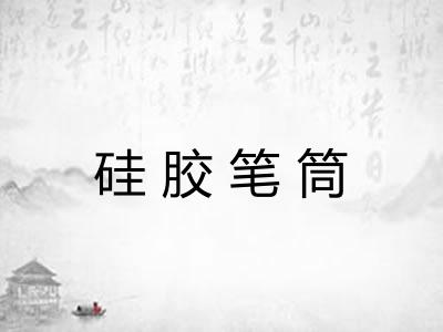 硅胶笔筒 硅胶笔筒