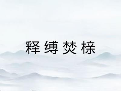 释缚焚榇