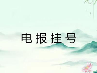 电报挂号 电报挂号
