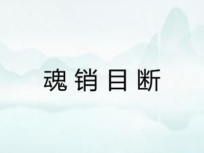 魂销目断 魂销目断