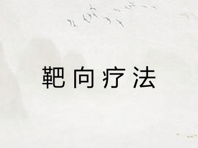 靶向疗法 靶向疗法