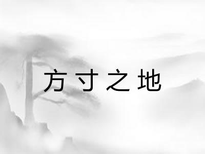 方寸之地 方寸之地