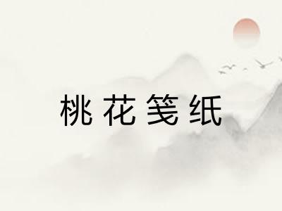 桃花笺纸 桃花笺纸