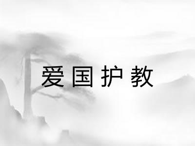 爱国护教 爱国护教