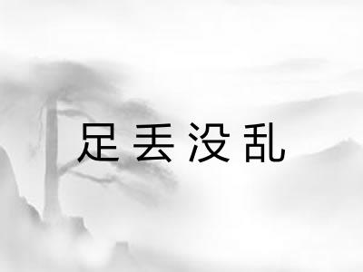 足丢没乱 足丢没乱