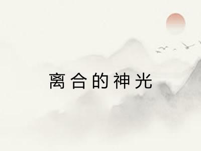 离合的神光 离合的神光