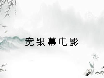 宽银幕电影